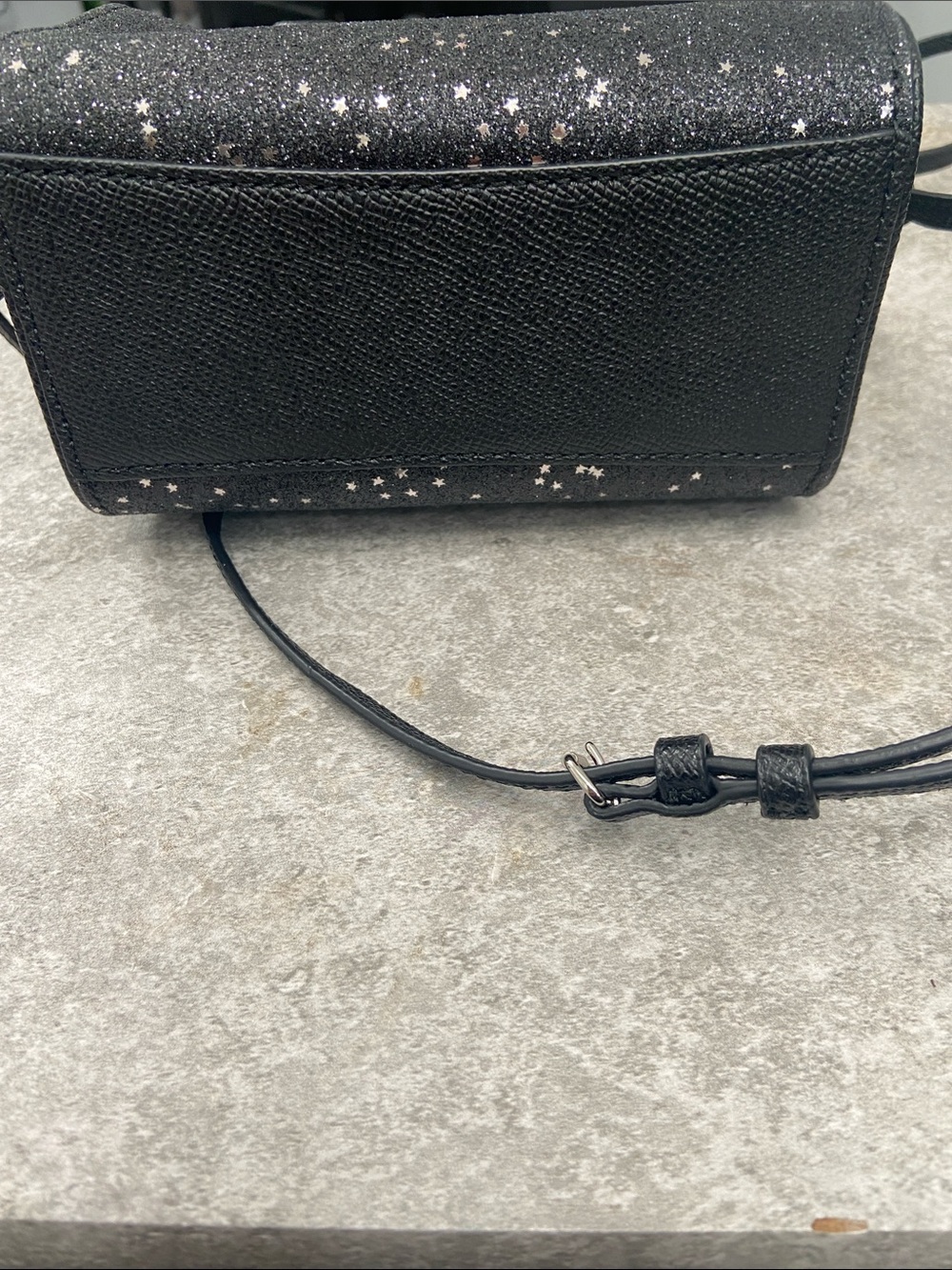 Coach Black Glitter Star Mini Satchel - Picture 4 of 7